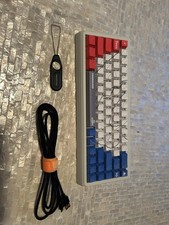 100 Thieves 100T x HG Higround Summit 65 Red White Blue Keyboard Cartograph picture