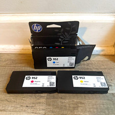 HP 952 Genuine Original Inkjet Ink Cartridges CMY 3-Pack L0S49A L0S52A picture