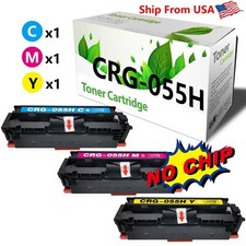 (3Pack,CMY) CRG055H No Chip Color Toner Cartridge MF743Cdw MF742Cdw Printer picture
