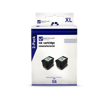 2x Europcart ink black alternative for HP 56 NO56 picture