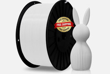 Filamento para impresora 3D de 3 kg 1,75 mm color blanco, para proyectos grandes picture