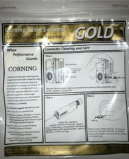3M, Corning Gold, LC-LC MM, OM4 fiber jumper patch cord Duplex, 50/125.  Qty 10 picture