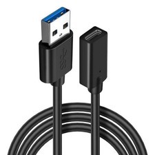 myfole (10 FT) USB 3.0 Type A Male to C Female Charging and 10 FT, Black picture