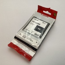Canon PFI-120BK Black Ink Tank Cartridge 130ml TM-200 TM-300 Exp 03/2022 - New picture