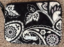 Vera Bradley E-Reader Sleeve Midnight Paisley Zip picture