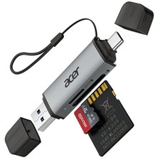 SD Card Reader USB C, Dual Slots USB 3.0 Type C to Micro SD Card Adapter, Memory picture