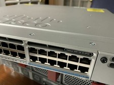 Cisco  WS-C3850-12X48U-L Switch 48 Port Gigabit PoE+ 1100W Single Pwr Supply picture