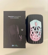 WLmouse Beast X Max Gaming Mouse Pink & Blue Side Hole Used picture