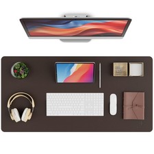 Desk Protector Mat and Pad for Office (Dark Brown, 15.7