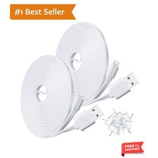 2-Pack 10FT USB Power Extension Cable for Wyze Cam,WyzeCam Pan,YI Home Camera... picture