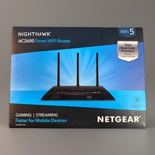 NETGEAR Nighthawk AC2600 Smart WiFi Router R7450-100NAS Black Open Box picture