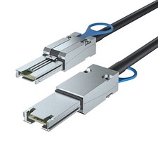1 Meter 6G External Mini SAS Cable 26Pin SFF-8088 to SFF-8088 30AWG SAS 2.0 picture