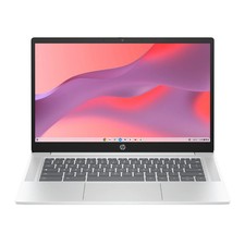 HP 14 inch HD Chromebook Laptop Intel Processor N200 4GB RAM 128GB UFS Silver picture