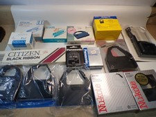 Vintage Lot of Various Dot Matrix Ribbons Nu-Kote Citizen Epson Panasonic NOS picture
