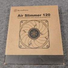 SilverStone Air Slimmer 120 PC Fan 120mm Black SST-AS120B PWM Slim Cooling picture