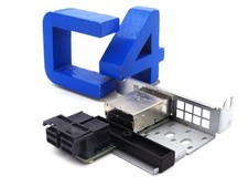 SUPERMICRO AOM-SAS3-8I8E-LP 2-PORT EXTERNAL TO INTERNAL ADAPTER picture