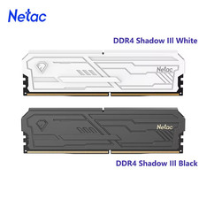 Netac Shadow III RAM DDR4 8GB/16GB Desktop Memory -Black or White picture