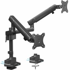 VIVO Premium Aluminum Full Motion Dual Monitor Arm Desk Mount Stand w/ USB Ports picture