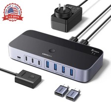 2-in 7-Out USB 3.0 Switch, USB Switcher for 2 Computers Sharing USB A & C Device picture