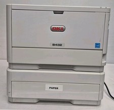 OKI B432 HIGH-SPEED 40PPM DESKTOP A4 MONO LASER PRINTER N22500A 8.7k PP/2nd Tray picture
