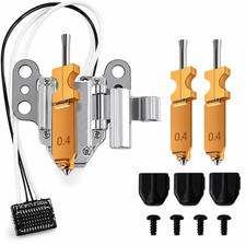 3PK 0.4MM AD5X Nozzle Hardened Steel Kit and 1PK Hotend Heating Assembly picture
