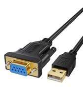 PL2303 Chipset 6.6 FT USB to RS232 DB9 Serial Adapter Cable with USB Serial picture
