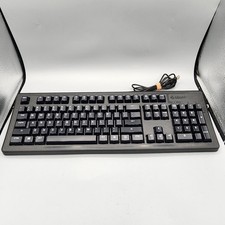 SteelSeries Apex 100 Gaming Keyboard KB-00004 Blue LED Backlight Tested Working picture