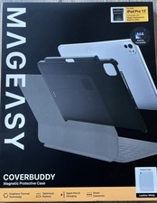 MAGEASY CoverBuddy Lite Magnetic Ultra Slim Case Black iPad Pro 12.9/Air 13 picture