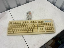 eMachines KB-2971 Vintage Beige PS/2 Wired Keyboard Tested Working picture