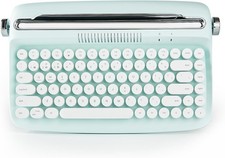 YUNZII ACTTO RETRO MINI BLUETOOTH B303 Wireless Typewriter Keyboard Sweet Mint  picture