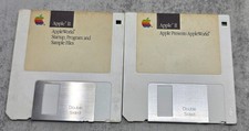 Apple II AppleWorks Startup Program Sample Files & & Apple Presents Floppy Disk picture