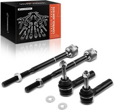 Set of 4, Front Inner & Outer Tie Rod End Kit, Compatible with Jeep Compass picture