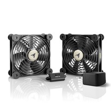 MULTIFAN S7-P, Quiet Dual 120mm AC-Powered Cooling Fan for Receiver DVR Cabinets picture