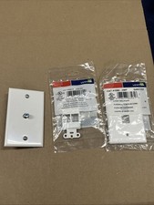 Leviton 41080-2WP, 41644-W, F-Type Plates 2 PORTS 4 PORTS CABLE ALL 3 INCLUDED picture