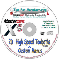 2D High Speed Toolpaths (HST) - Mastercam X9, X8, X7, X6, X5, X4  Video Training picture