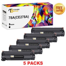 5 x Black CE278A Toner Compatible With HP 78A LaserJet M1536DN M1536DNF P1606DN picture