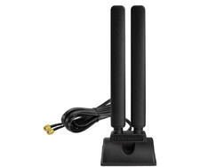 Eightwood WiFi 6E Antenna Tri-Band 2.4G 5G 6GHz RP-SMA Magnetic Base Desktop PC picture