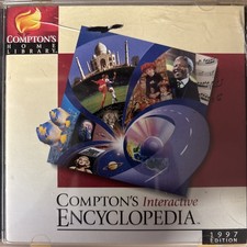 Vintage 1997 Comptons Home Library Interactive Encyclopedia 1998 Edition CD ROM picture