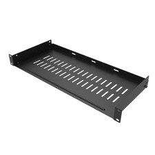 1U Vented Rack Shelf Universal Rack Tray No Lip for 19 Inches Ne... picture