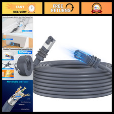 100FT High-Speed Waterproof Ethernet Cable for Starlink Gen 3/4/5 - 26AWG Extens picture