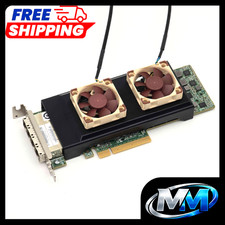 LSI 9206-16e 1V1W2 00MH942 SAS HBA Noctua 40mm Fan Mount Cooling Shroud Cooler picture