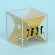 Vintage Retro IBM Computer Promotional Ball Puzzle Toy picture