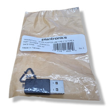 PLANTRONICS SPARE 209506-01 ADAPTER FEMALE TO MALE USB-C TO USB-A NEW🍁(5344) picture