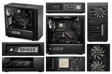 Corsair RM650 650W PSU Included Black ATX Mid Tower Case w/ USB Audio Ports picture