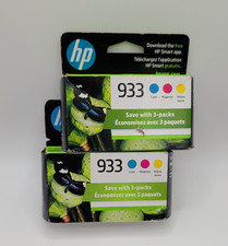 Two boxes of HP 933 Ink  ----   EXP Mar 2025 and Nov 2025 picture