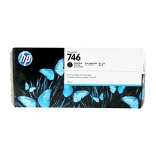 Genuine HP 746 Matte Black 300ml Ink Cartridge P2V83A DesignJet Z6 Z9 Printers picture