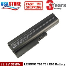 Laptop Battery for Lenovo IBM Thinkpad T60 T61P R60 SL300 SL500 T500 42T4504 picture