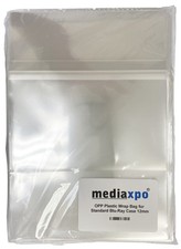 OPP Clear Resealable Plastic Wrap Bag CD, DVD, Blu-ray Cases (All Sizes) Lot picture