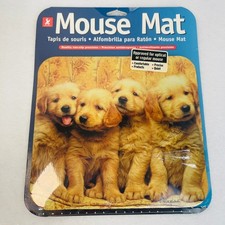 HandStands Mouse pad Unisex 12800 Golden Retriever Puppies Keith Kimberlin NEW picture
