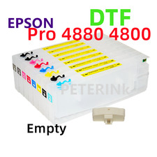 8 Empty Refillable Ink Cartridge kit for Stylus Pro 4880 4800 Printer for DTF picture